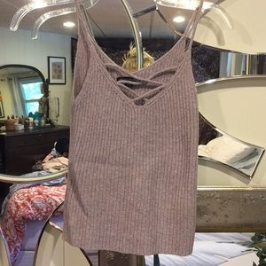Sweater tank top